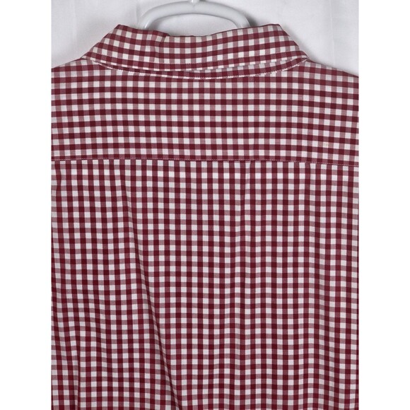 Nautica Men's XXL Red / White Plaid Long Sleeve Shirt - Picture 6 of 6